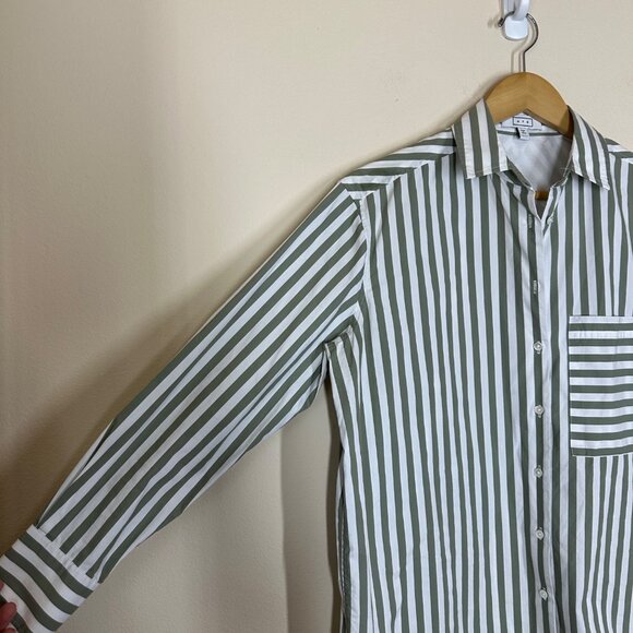 AYR The Deep End Button Up Shirt Womens Size XS Minimalist Classic Capsule Work - Picture 6 of 12